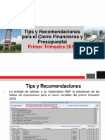 Tips y Recomendaciones para El Cierre