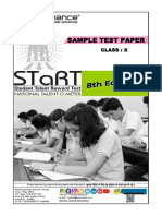 Sample Test Paper: Class: X