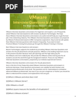 VMware Interview Questions and Answers