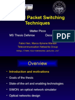 Optical Packet Switching Techniques: Analysis and Design of WDM Networks