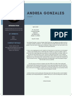 Andrea Gonzales: My Interests