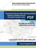 Laporan Fakta Analisa RDTR Kec Pa PDF