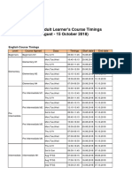 New Delhi - Adult Learner Course Timetable - Term Two 2018 0 PDF