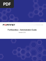 Fortisandbox - Administration Guide