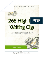 268 High Paid Writing Gigs PDF