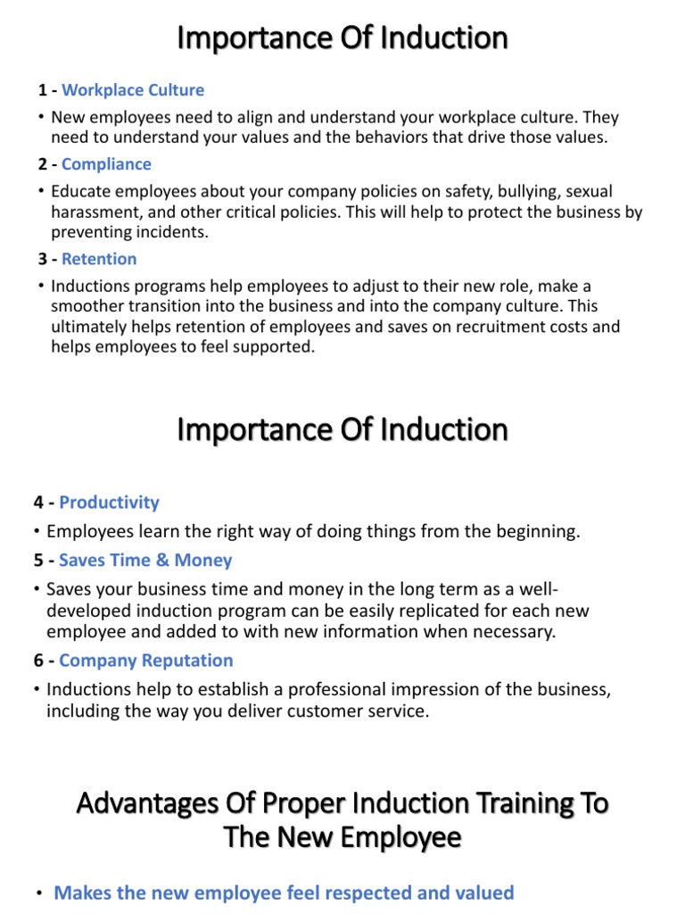 Importance of Induction | PDF