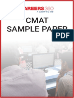 CMAT Sample Paper: General Awareness, Language Comprehension, Quantitative Techniques