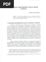 CAP. LIVRO - Paradigmas, historiografia crítica e direito moderno (WOLKMER).pdf