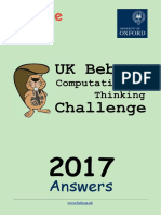 Uk Bebras 2017 Answers PDF