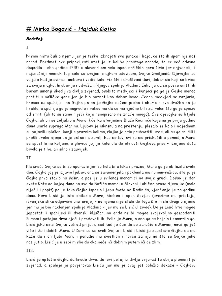 Gojko | PDF