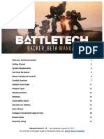 Battletech Beta Manual