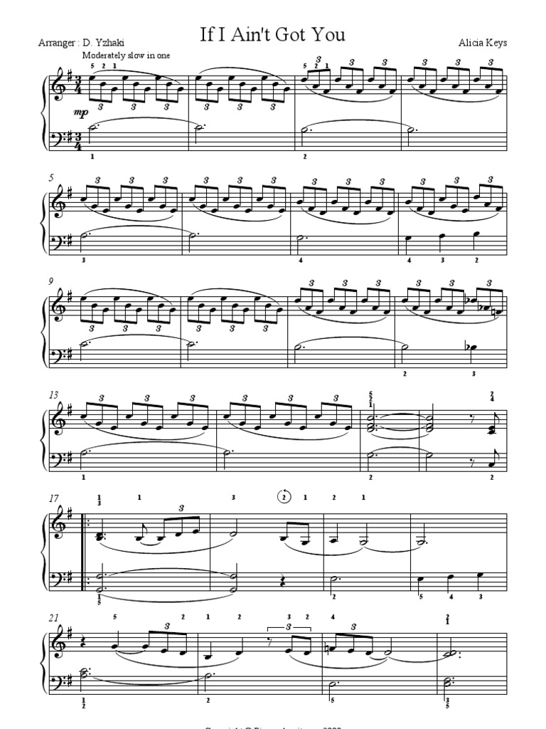 if-i-aint-got-you | Chansons écrites