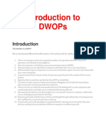 Introduction To DWOPs