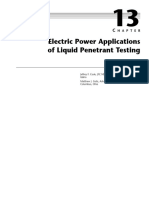 Electric Power Applications of Liquid Penetrant Testing: Hapter