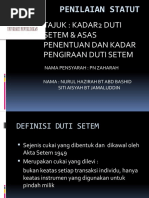 Download Penilaian Statut Duti Setem by Darling Tuna SN40593461 doc pdf