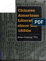 Chinese American Literature Sin - Xiao-Huang Yin