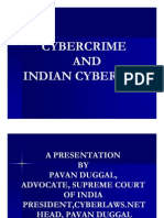 Cybercrime Cybercrime AND AND Indian Cyberlaw Indian Cyberlaw