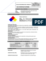 Hoja de Seguridad Gulf Superfleet Supreme Sae 15w40 Ci 4 SL PDF