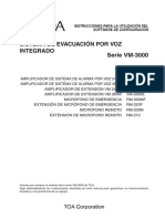 SISTEMA DE EVACUACIÓN POR VOZ INTEGRADO Serie VM-3000 PDF