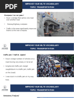 IELTS Vocab - Transportation