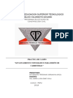 Informde de Topografia de Practica de Campo