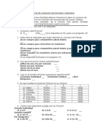 Encuesta consumo frituras Mixquiahuala HGO