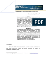 A Politica de Saude Brasileira Os Impactos Da Decada de 90 Aos Dias Atuais PDF