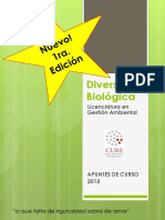 DIVERSIDAD BIOLOGICA - CURE - Licenciatura en Gestión Ambiental - Ciclo de Profundización PDF