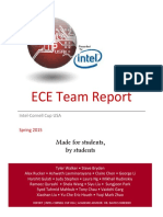 ECE Team Report on Intel-Cornell Cup USA Projects