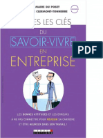 Toutes Les Clés Du Savoir-Vivre en Entreprise PDF