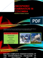 Atmospheric Contamination in Colombia: Presented by Rodrigo Salazar