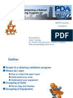 Designing and Maintaining A Robust Equipment Cleaning Program For Biologics PDF
