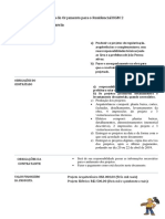 Orçamento para projetos residenciais