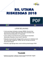 Prevalensi Gizi Buruk dan Kurang pada Balita 2007-2018