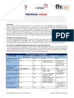 Mobile Money Infosheet:: Mcash