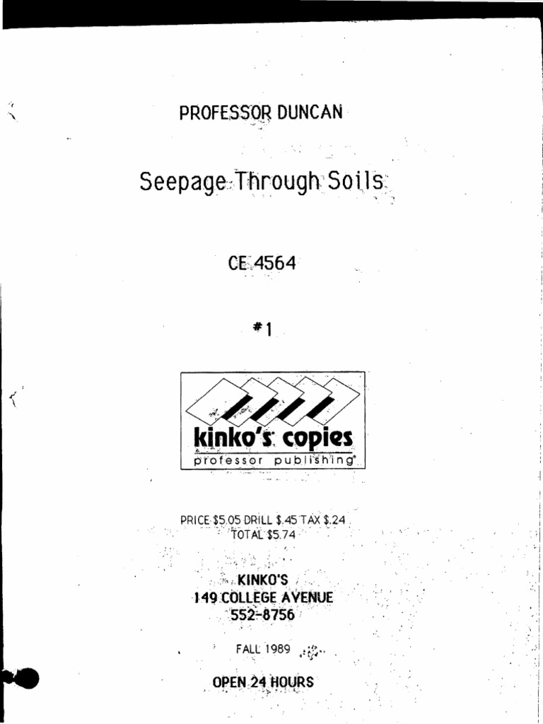 Seepage Through Soils PDF | PDF | Soil Mechanics | Slope