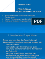 Pengelolaan Hutan Berkelanjutan