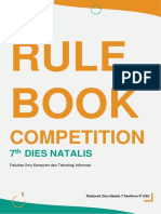 Rulebook Competition On The 7th Dies Natalis Fasilkom Ti