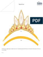 Rapunzel Tangled Crown Printable 05111 FDCOM1