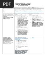 History Unit Assessment Plan Grade 4: Action