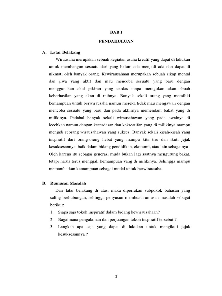 Makalah Kisah Inspiratif Docx