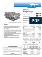 35 Frame Plunger Pumps: Features Features