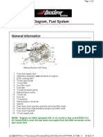 200-001 Flow Diagram, Fuel System: General Information