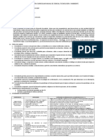 Programación Curricular Anual de Ciencia