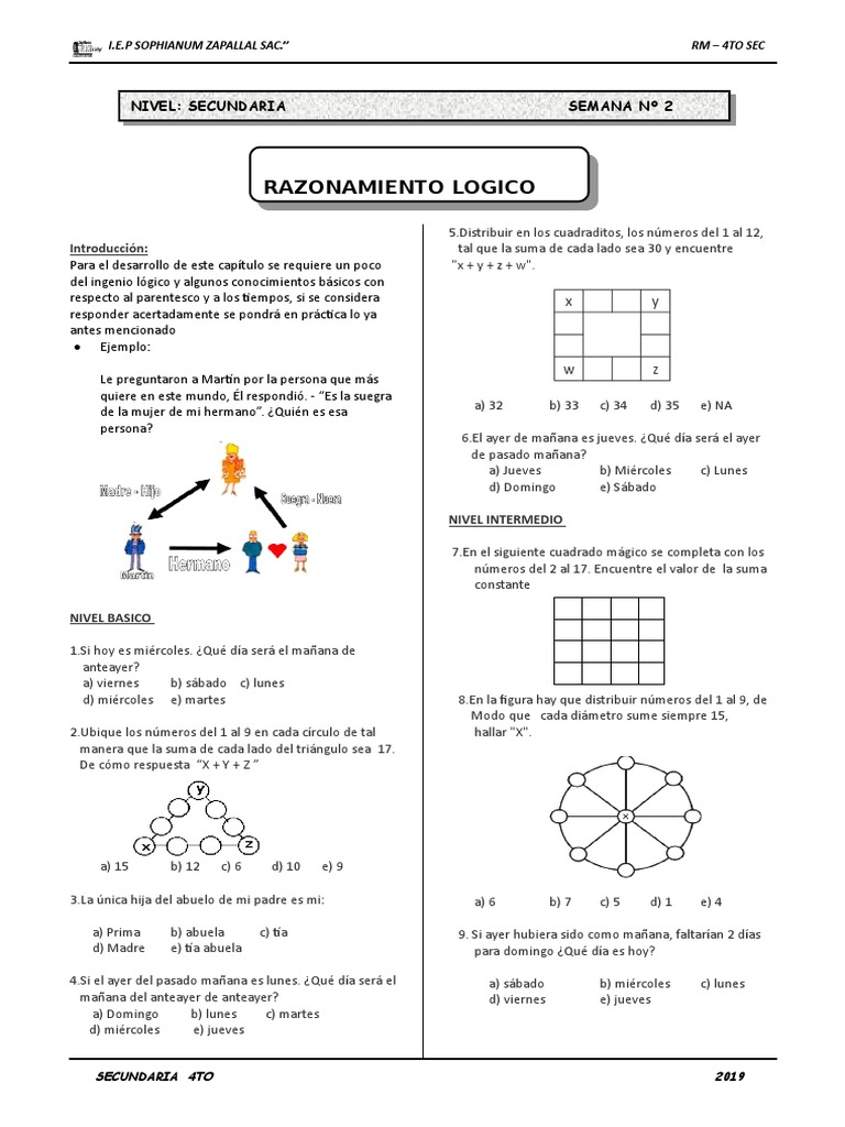 4to Sec RM Sem 2 | PDF | Familia | Sociedad
