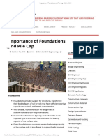 Importance of Foundations and Pile Cap