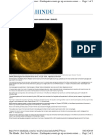 Eerthquakes Counts Increase When Moon at Perigee