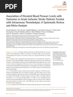 Association of Elevated Blood Pressure Levels with Outcomes in Acute Ischemic Stroke Patients Treated with Intravenous Thrombolysis - A Systematic Review and Meta-Analysis.pdf