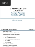 Estandar Ansi Z359 Actualizado: Códigos Actuales Verdades y Mitos