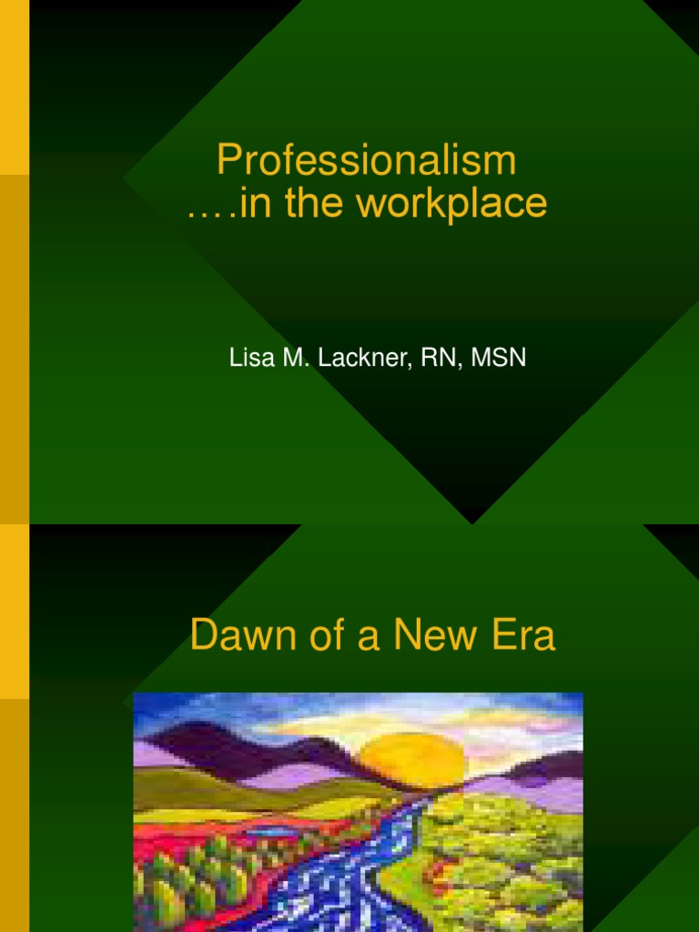 Professionalism in the Workplace Training | PDF | Cognitive Science ...
